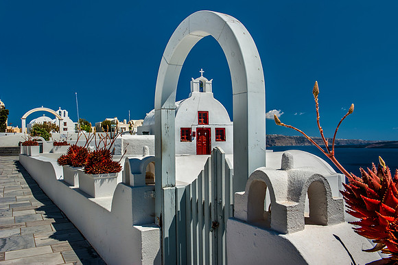 Santorini - Church in Oia