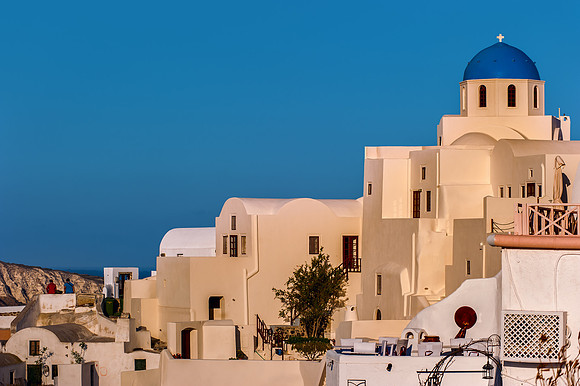 Santorini - Blue-Domed Church in Oia
