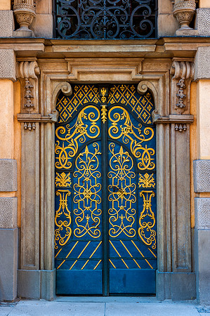 Wroclaw - Door at University of Wroclaw