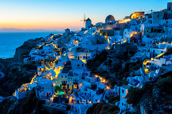 Santorini - Twilight in Oia