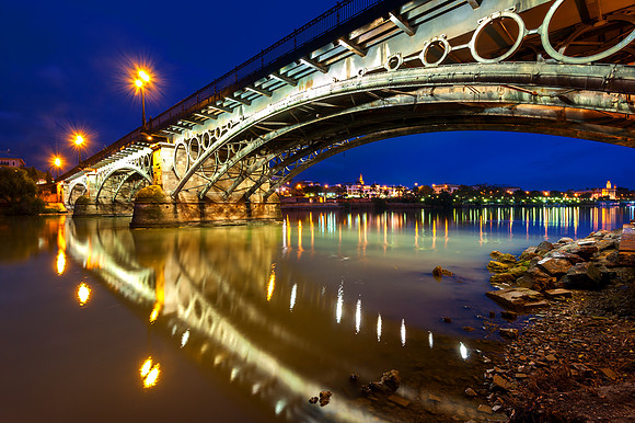 Seville - Twilight in Triana Bridge