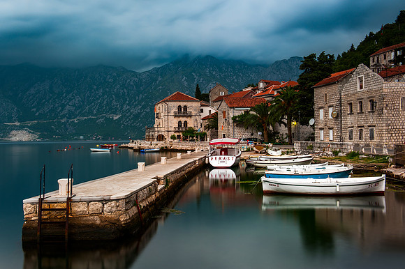 Perast - Harbour at Dawn