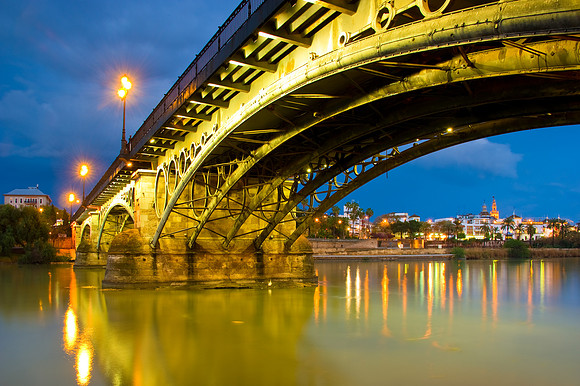 Seville - Twilight in Triana Bridge