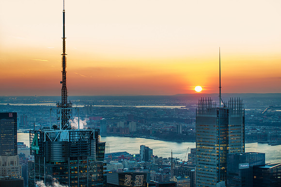 New York City - Sunset View from Top of the Rock