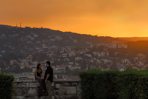 Budapest - Sunset in Castle Hill