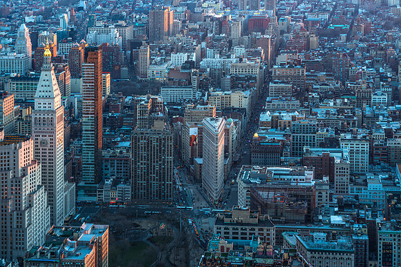 New York City - View of Flatiron from the Empire State Building