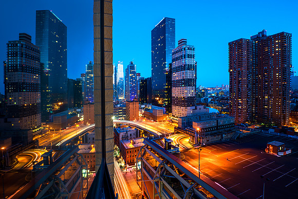 New York City - View to Port Authority, Times Square