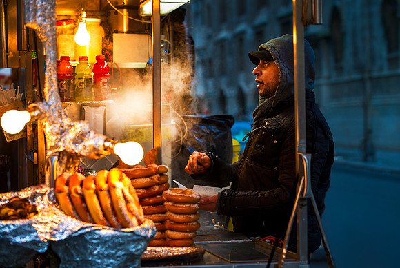 New York City - Street Food Vendor, Fifth Avenue