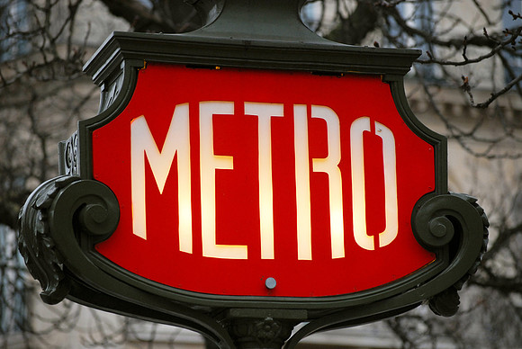 Paris - Metro Sign