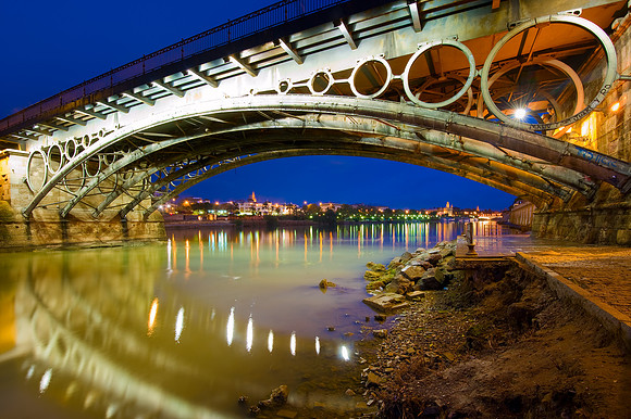 Seville - Twilight in Triana Bridge