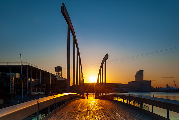 Barcelona - Sunrise in Port Vell