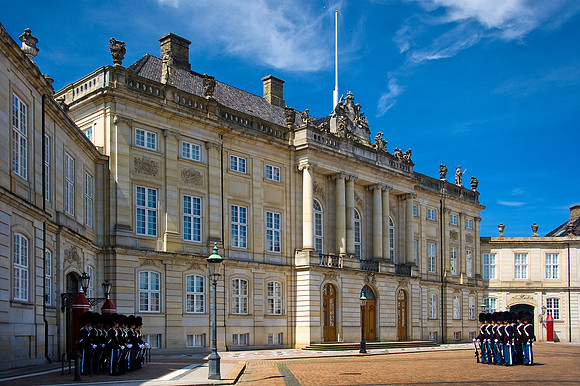 Copenhagen - Changing of the Guard at Amalienborg Palace