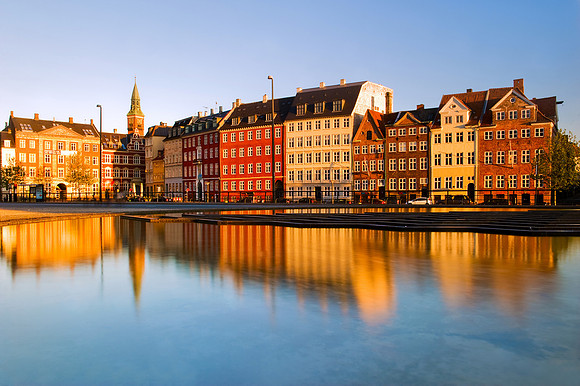 Copenhagen - Row of Houses in Gammel Strand