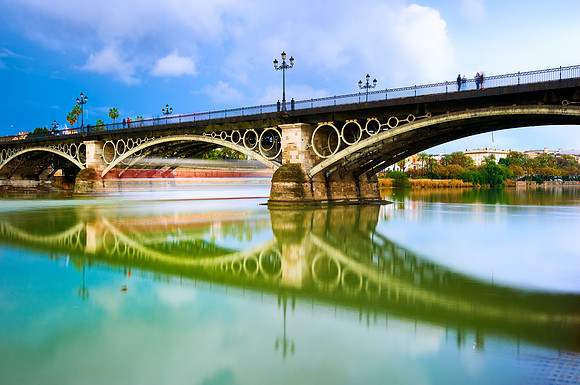 Seville - Twilight in Triana Bridge