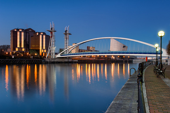 Salford - Salford Quays Millennium Bridge