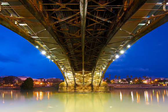 Seville - Twilight in Triana Bridge