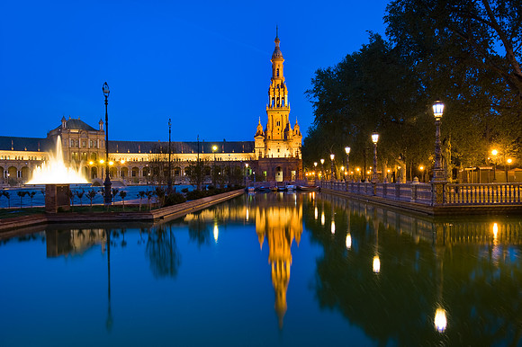 Seville - South Tower - Plaza de España