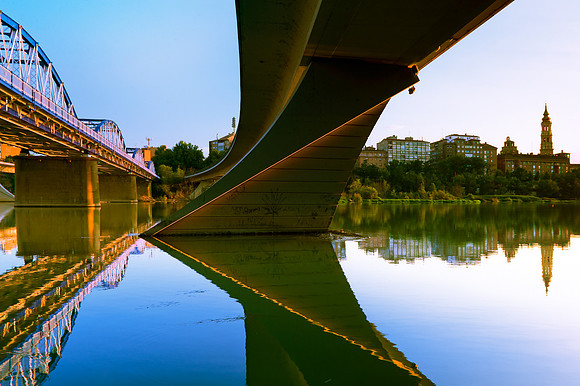 Zaragoza - Puente del Pilar amd La Seo Cathedral
