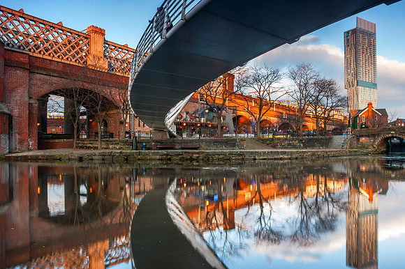 Salford - Merchant's Bridge in Castlefield