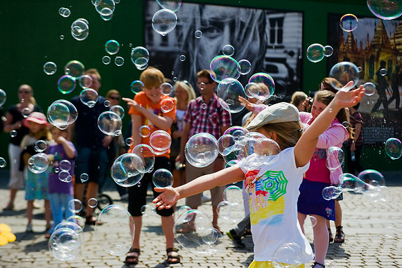 Copenhagen - Popping Bubbles at Kongens Nytorv
