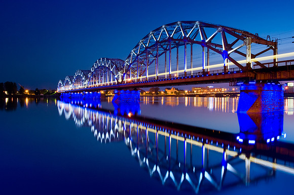 Riga - Railway Bridge or Dzelzceļa Tilts