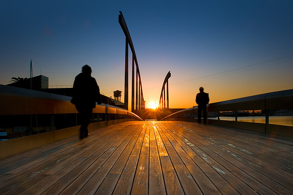 Barcelona - Sunrise in Port Vell
