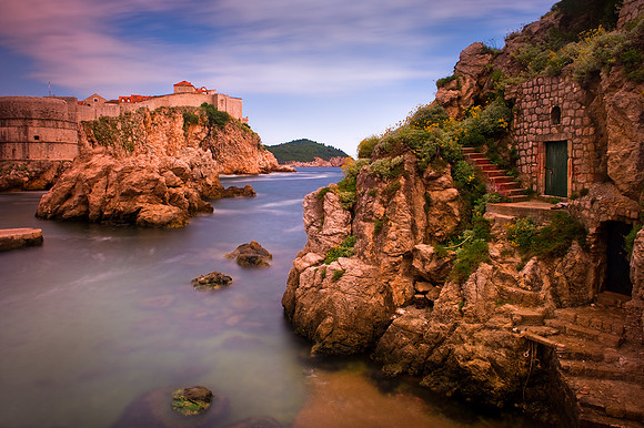 Dubrovnik - Fort Bokar and Fort Lovrijenac in Late Afternoon